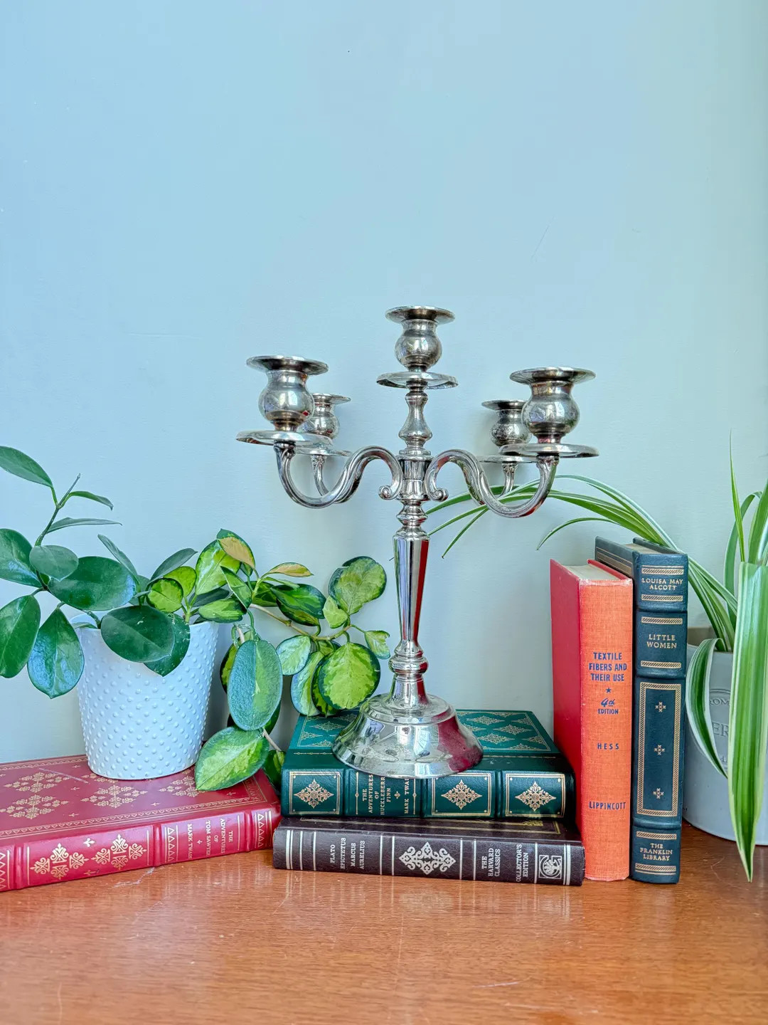 Vintage Five-arm Silver-plated Gothic / Victorian Candelabra – Elegant, Heavy, High-quality - F... | Etsy (US)