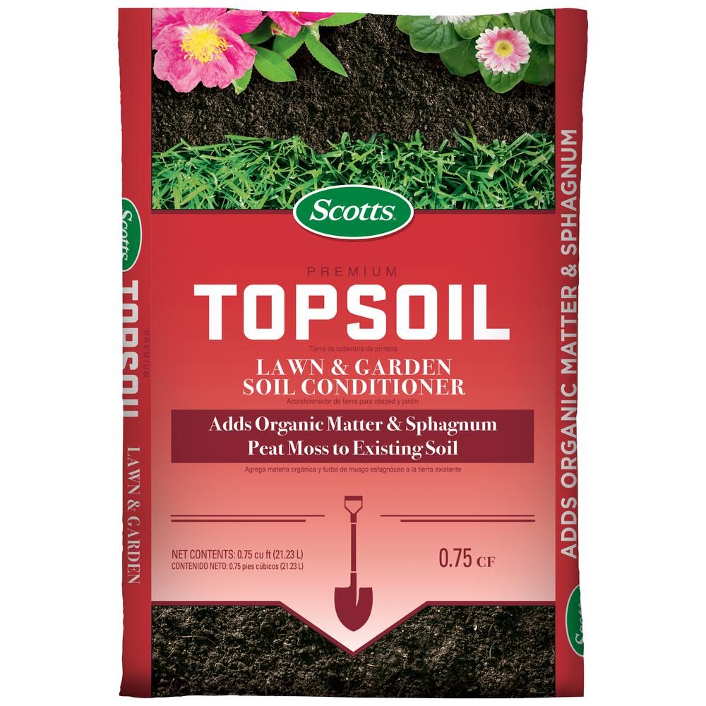 Premium 0.75 cu. ft. Top soil | The Home Depot