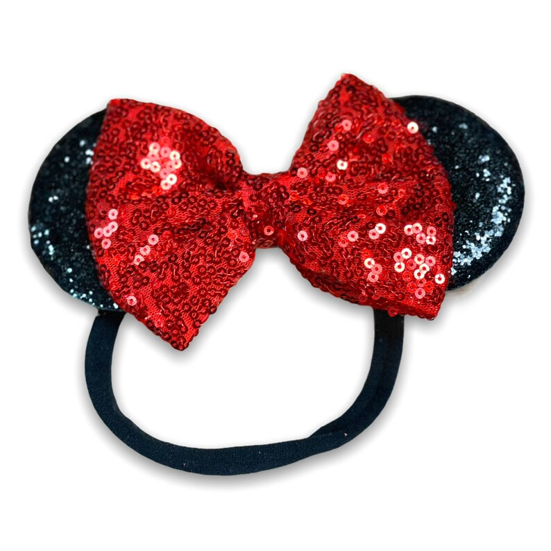 Mouse Sequin Nylon Stretchy Headband All Ages  8 Styles | Etsy | Etsy (US)