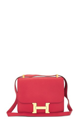 Hermes Swift Constance 24 Shoulder Bag in Red | FWRD 