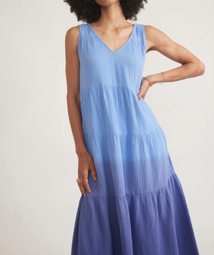 Corinne Double Cloth Maxi Dress | Marine Layer