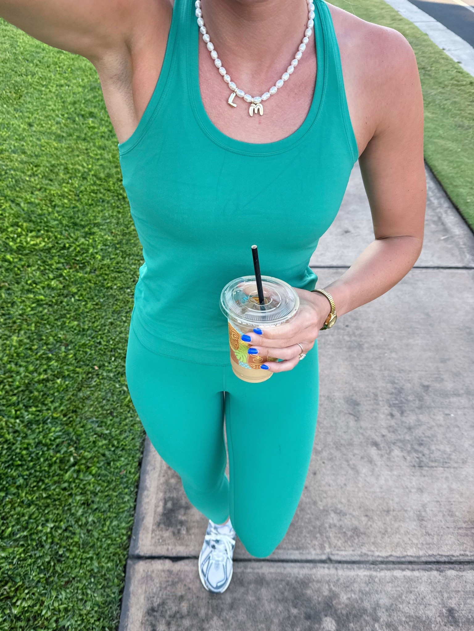 All green 👗👗👗 smalls in both!

#LTKActive #LTKootd