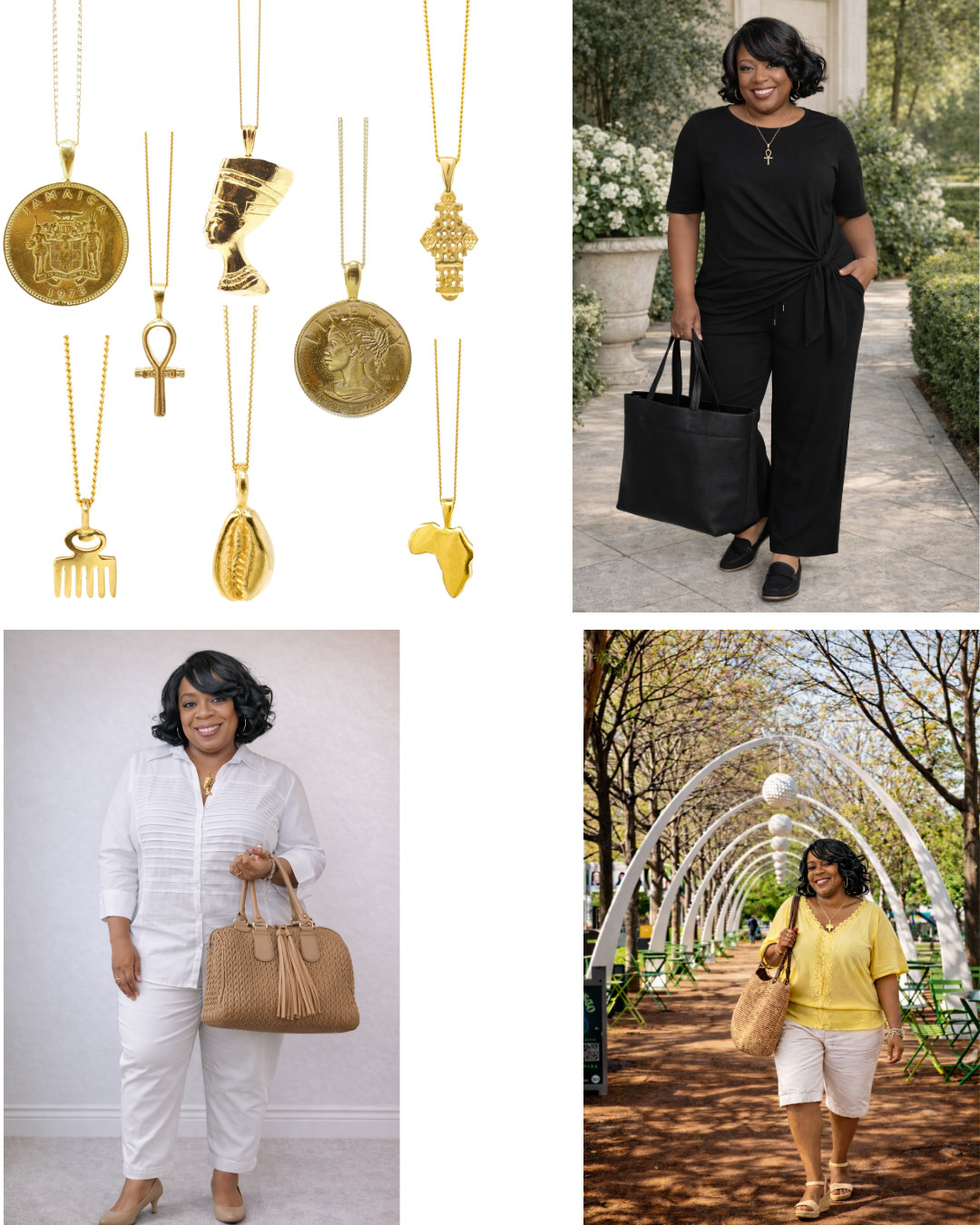 Purchase a piece of Omi Woods jewelry; they are contemporary heirlooms that celebrate Island and Africana culture.  

 #LTKdayinmylife #LTKOver40 #LTKBeauty