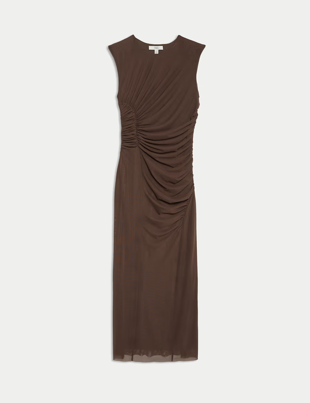 Mesh Ruched Midaxi Bodycon Dress | Marks & Spencer (UK)