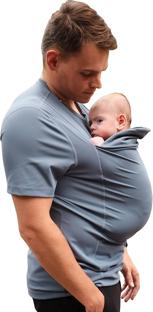 Lalabu The Dad Shirt | Hands-Free Baby Carrier for Dad with Kangaroo Pouch | Engineered for Bondi... | Amazon (US)