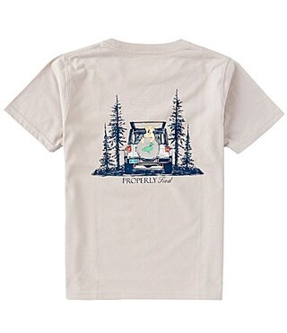 Properly Tied Big Boys 8-16 Short Sleeve Catch A Ride Graphic T-Shirt - M | Dillard's