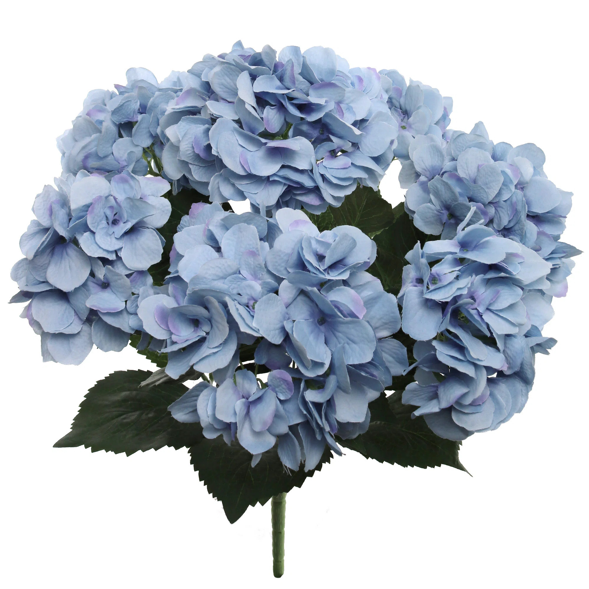 Ultra Realistic Faux Silk Hydrangea Arrangement - for Home Decor (Set of 2) | Wayfair North America