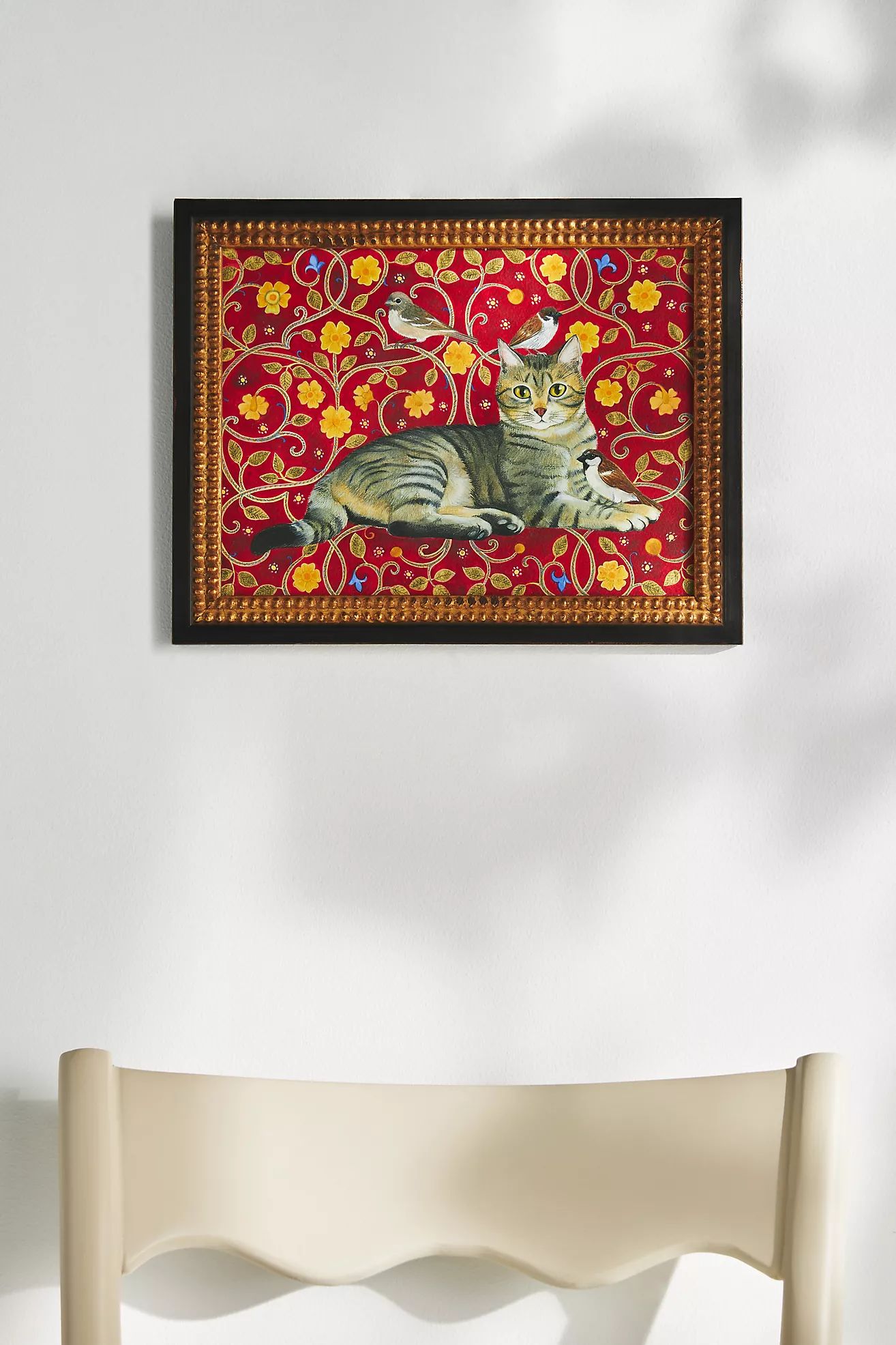 The Lazy Pussy Cat Wall Art | Anthropologie (US)