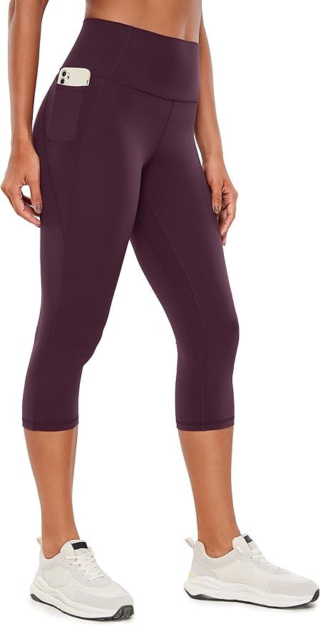 CRZ YOGA Womens Butterluxe Workout Capri Leggings 17'' / 19'' / 21'' - High Waist Crop Yoga Pants... | Amazon (US)