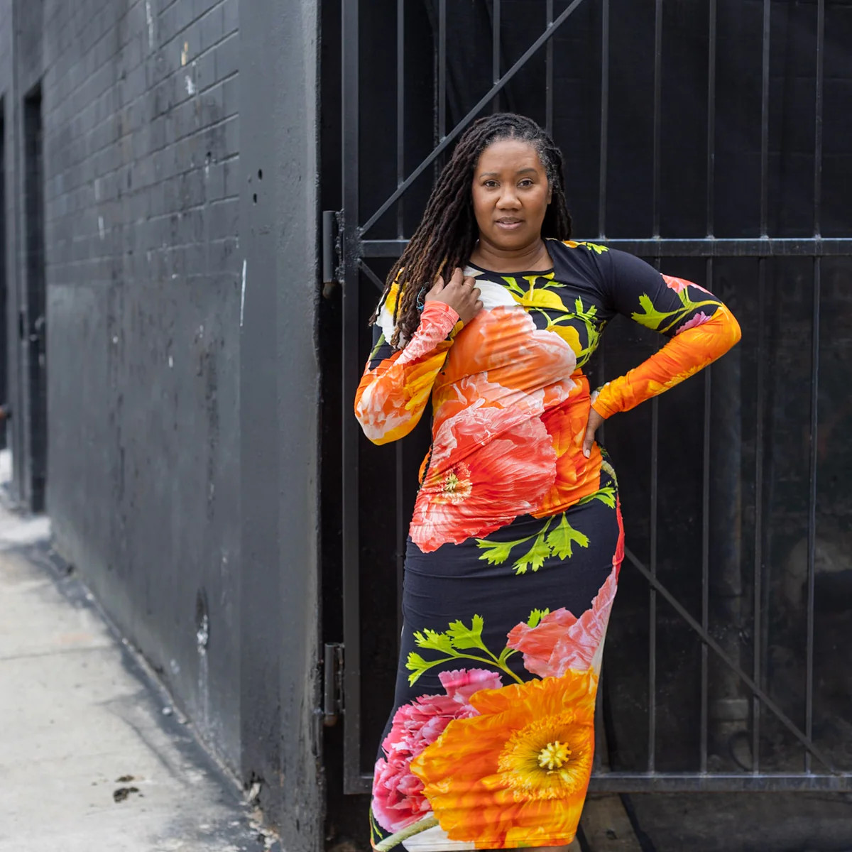 Whitney Long Sleeve Dress - Chapur (Printed to Order) | Dressed in Joy | Dressed in Joy