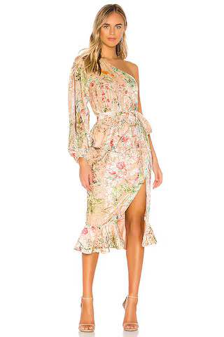 HEMANT AND NANDITA Veena Dress in Nude from Revolve.com | Revolve Clothing (Global)