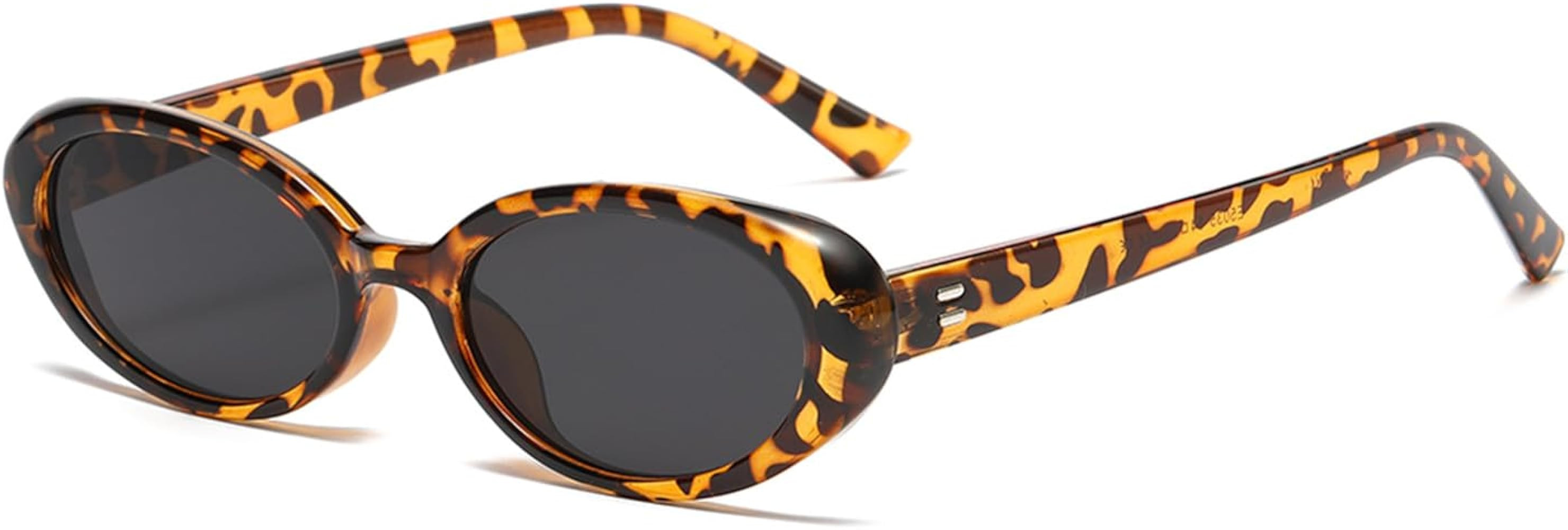 Retro Oval Sunglasses for Women and Men Vintage Style Cat Eye Glasses UV400 Protection | Amazon (US)