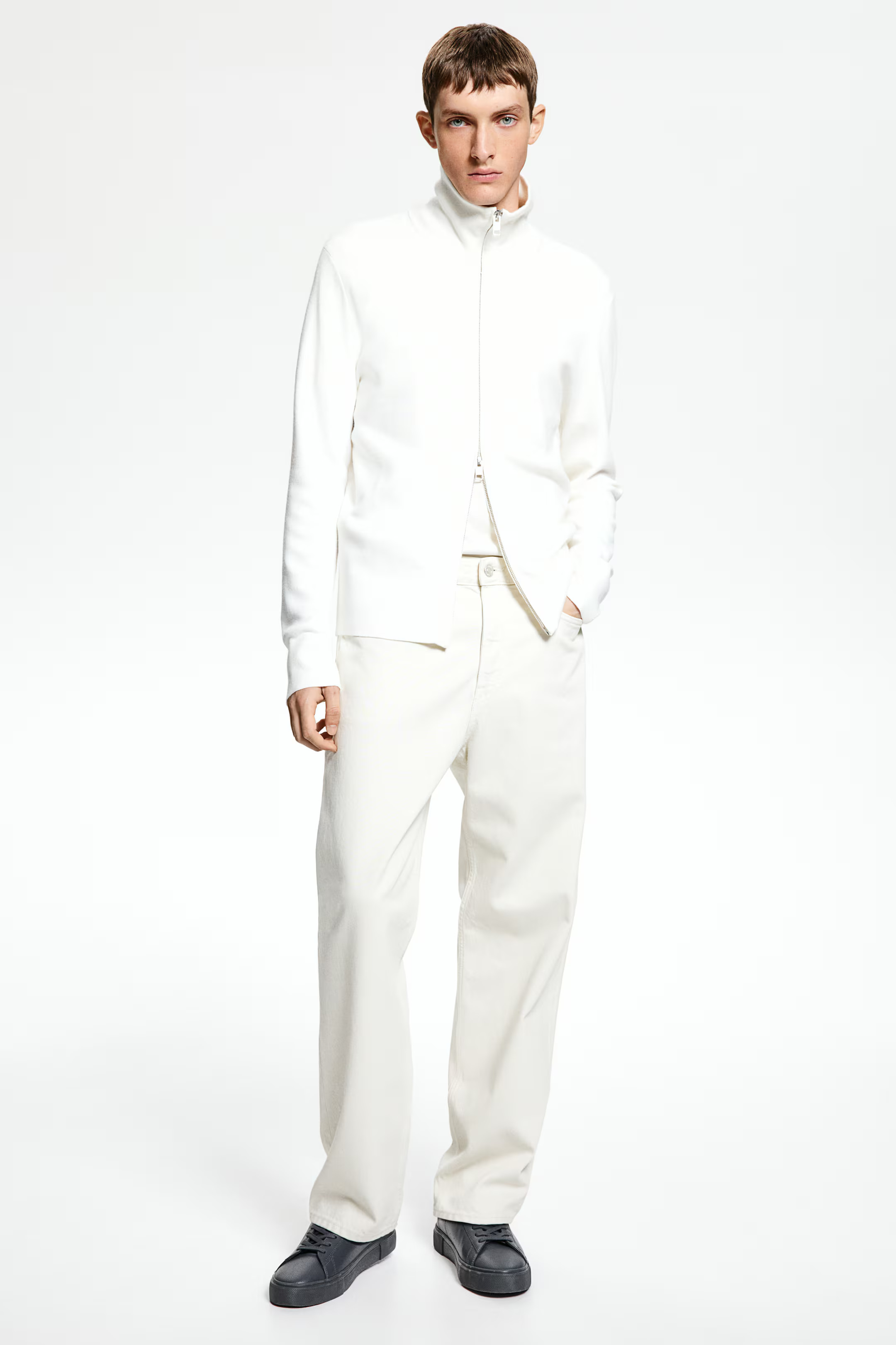 Zip cardigan | H&M (UK, MY, IN, SG, PH, TW, HK)