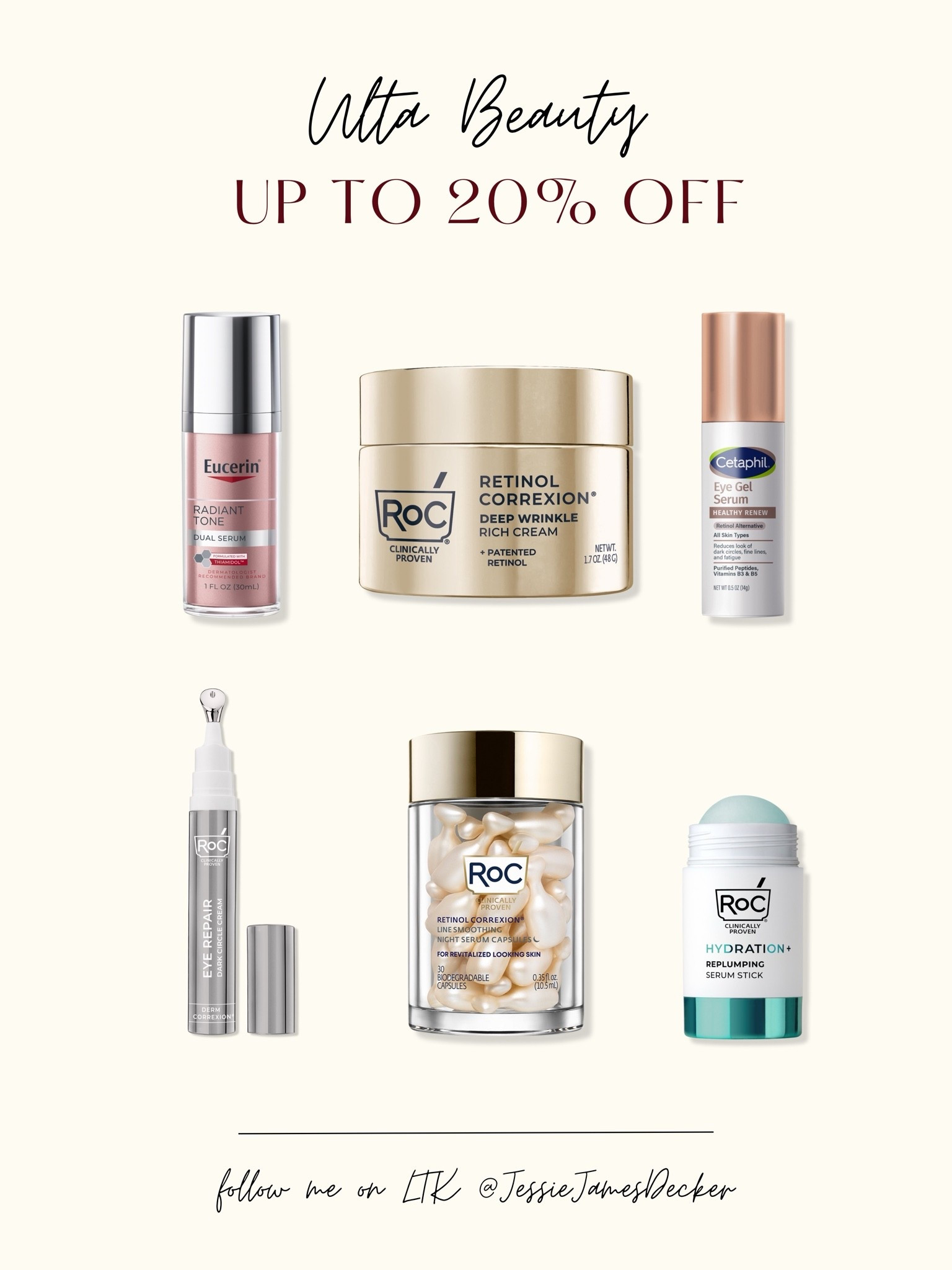 20% off select skin care, including dermatologist-recommended SPF

#LTKU #LTKSaleAlert #LTKBeauty