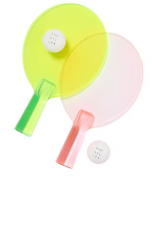 Sunnylife Lucite Table Tennis Bats Set of 2 in Aurora from Revolve.com | Revolve Clothing (Global)