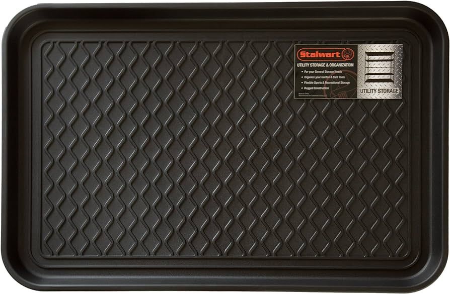 Stalwart 75-ST6014 All Weather Boot Tray-Water Resistant Plastic Utility Shoe Mat for Indoor and ... | Amazon (US)