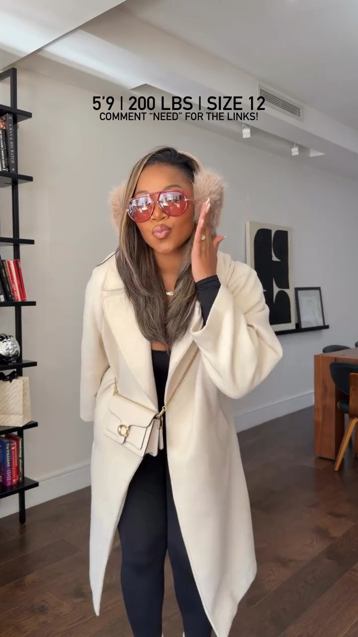 Love these looks!!! Look 1 (white sweatsuit) large top + XL bottom + large coat Look 2 (green turtle neck) medium top + XL bottom + large coat Look 3 large jumpsuit + medium coat Look 4 large sweater + large leggings + XL coat

#LTKMidsize #LTKHoliday #LTKTall