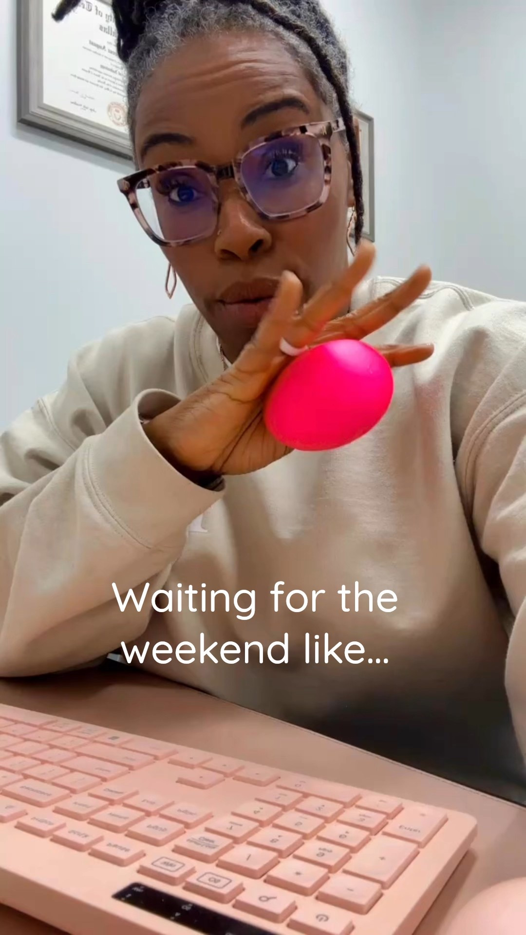 Friday afternoons and Monday mornings are the longest days of the week. This new stress ball has gotten me through a hectic week after being out of clinic last week. Come on weekend!  

 #LTKSpringSale #LTKActive #LTKWorkwear