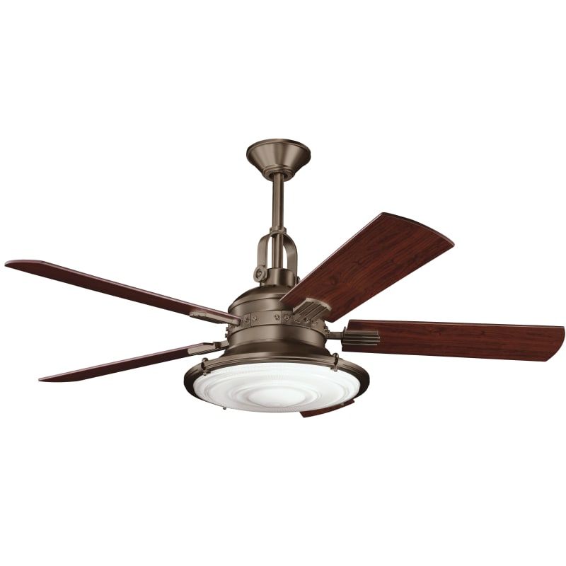 Kichler Kittery Point Kittery Point 52" Ceiling Fan with Blades, Light Kit and R | Build.com, Inc.