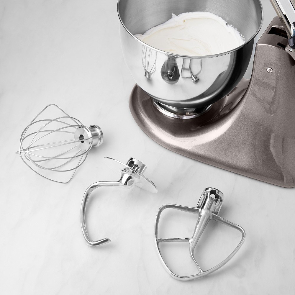 KitchenAid® Stainless-Steel Mixing Tools for Tilt-Head Stand Mixer, Set of 3 | Williams-Sonoma