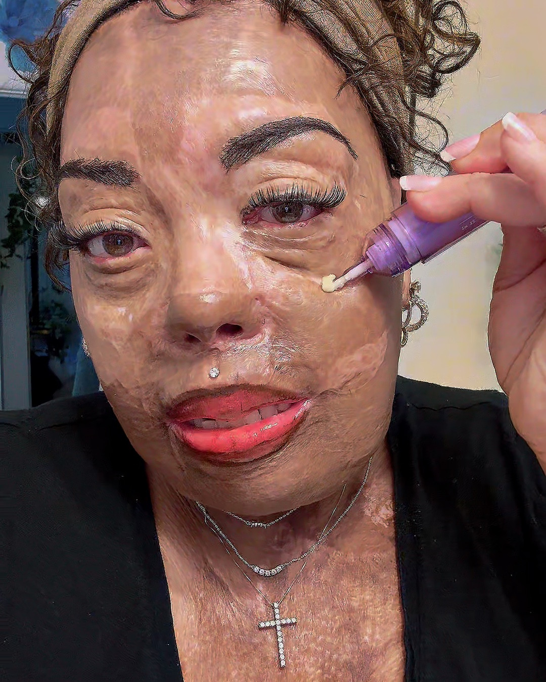 Dr. Idriss Major Fade Hyper Serum is so pretty and it works wonders for hyperpigmentation and smoothing skin.

This is the three part system, so it works best if you get the flash mask that you can do three times a week and the final seal moisturizer.

#LTKBeauty #LTKOver40