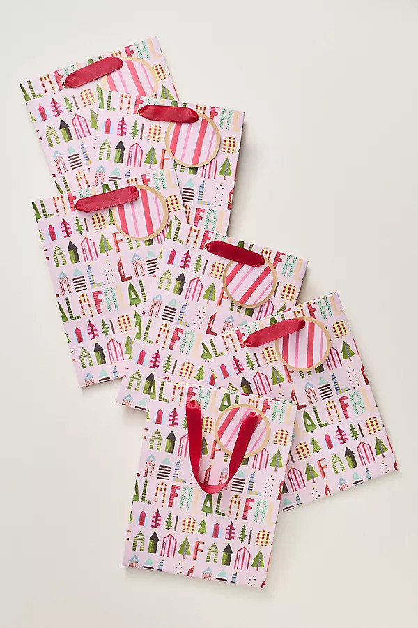 Medium Festive Gift Bags, Set of 6 | Anthropologie (US)
