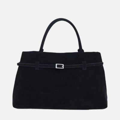 Black Suede Women Tote Bag Handbag Large Vintage Style Hobo Handbag Suede Purse | eBay UK