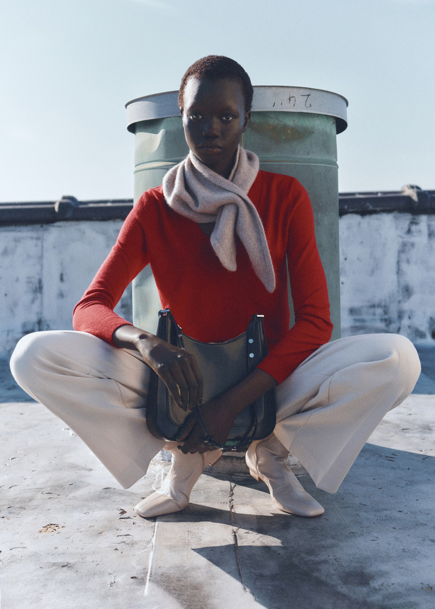 V-neck knit sweater - Women | MANGO USA | Mango (US/MX/AU)