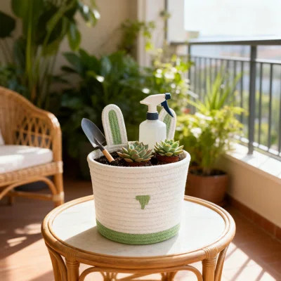 Large Woven Easter Basket With Bunny Ears Design - Empty Easter Basket Set Includes Gift Bags And Ribbons For Kids Easter Egg Hunt And Holiday Decorat | Wayfair North America