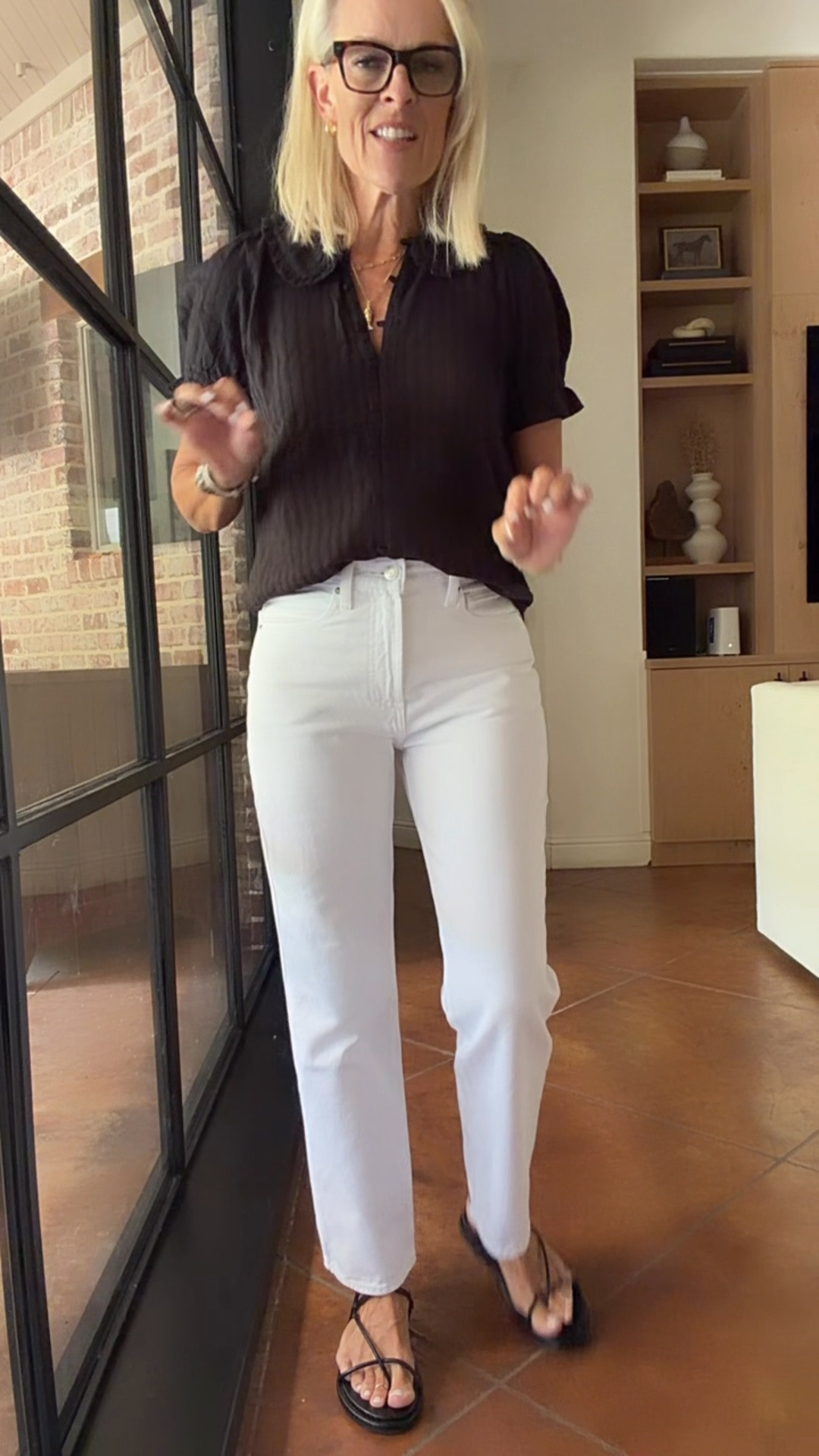 Everyone needs a good pair of straight leg denim. They work with so much  and are $60!! 
These fit tts and are not see through. Come in several washes 
And cute detailed summer too!! 

@Quince #quincepartner

#LTKOver40 #LTKmomlife #LTKgrwm