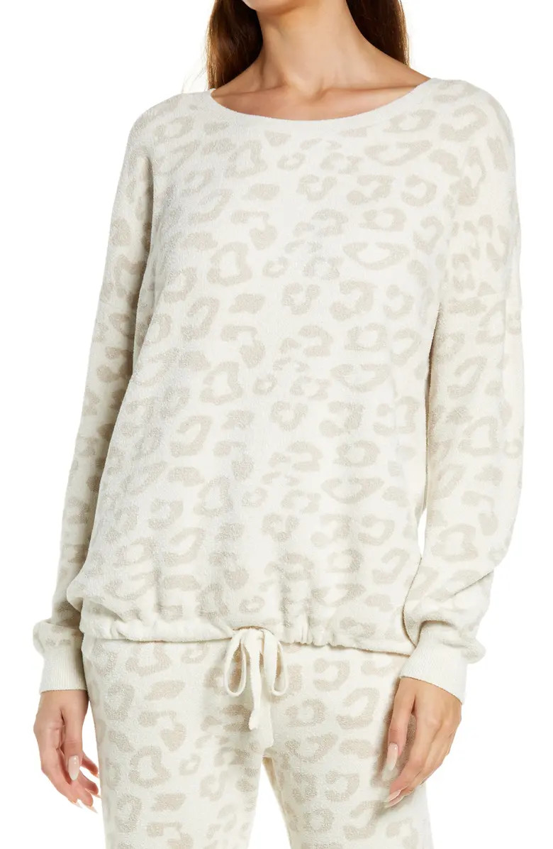 Barefoot Dreams® CozyChic Ultra Lite™ Print Pullover | Nordstrom | Nordstrom