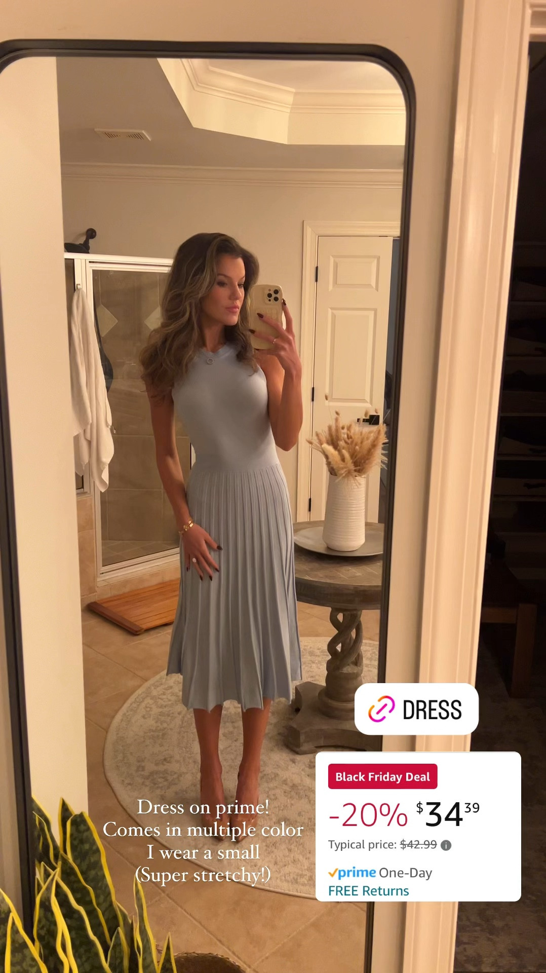 One of my favorite Amazon clothing finds. I wear a small in this dress. 

#LTKSaleAlert #LTKCyberWeek #LTKFindsUnder50