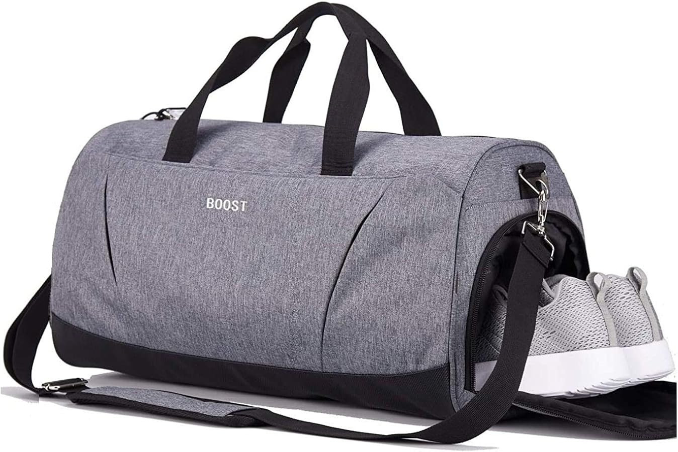Sports Gym Bag with Wet Pocket & Shoes Compartment for Women & Men | Amazon (US)