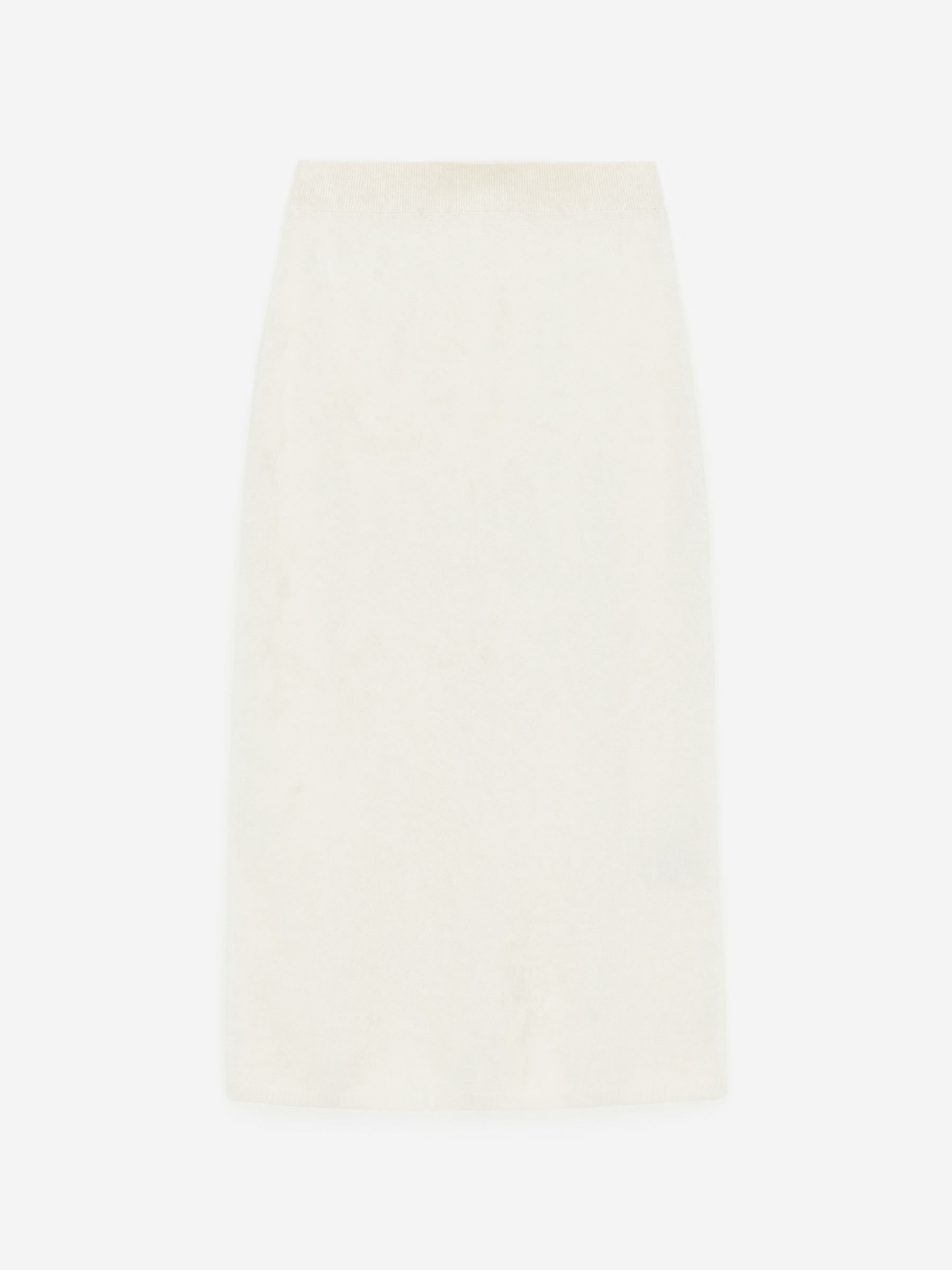 Mohair-Wool Blend Skirt – Off White | Arket UK