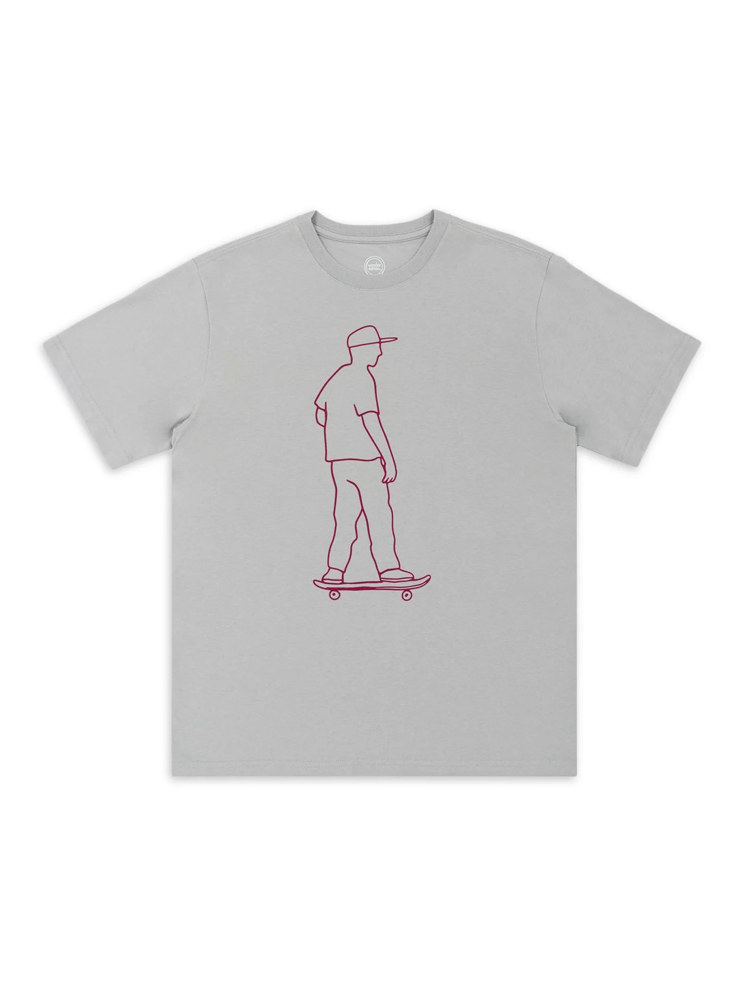 Wonder Nation Boys Short Sleeve Graphic T-Shirt, Sizes 4-18 & Husky | Walmart (US)