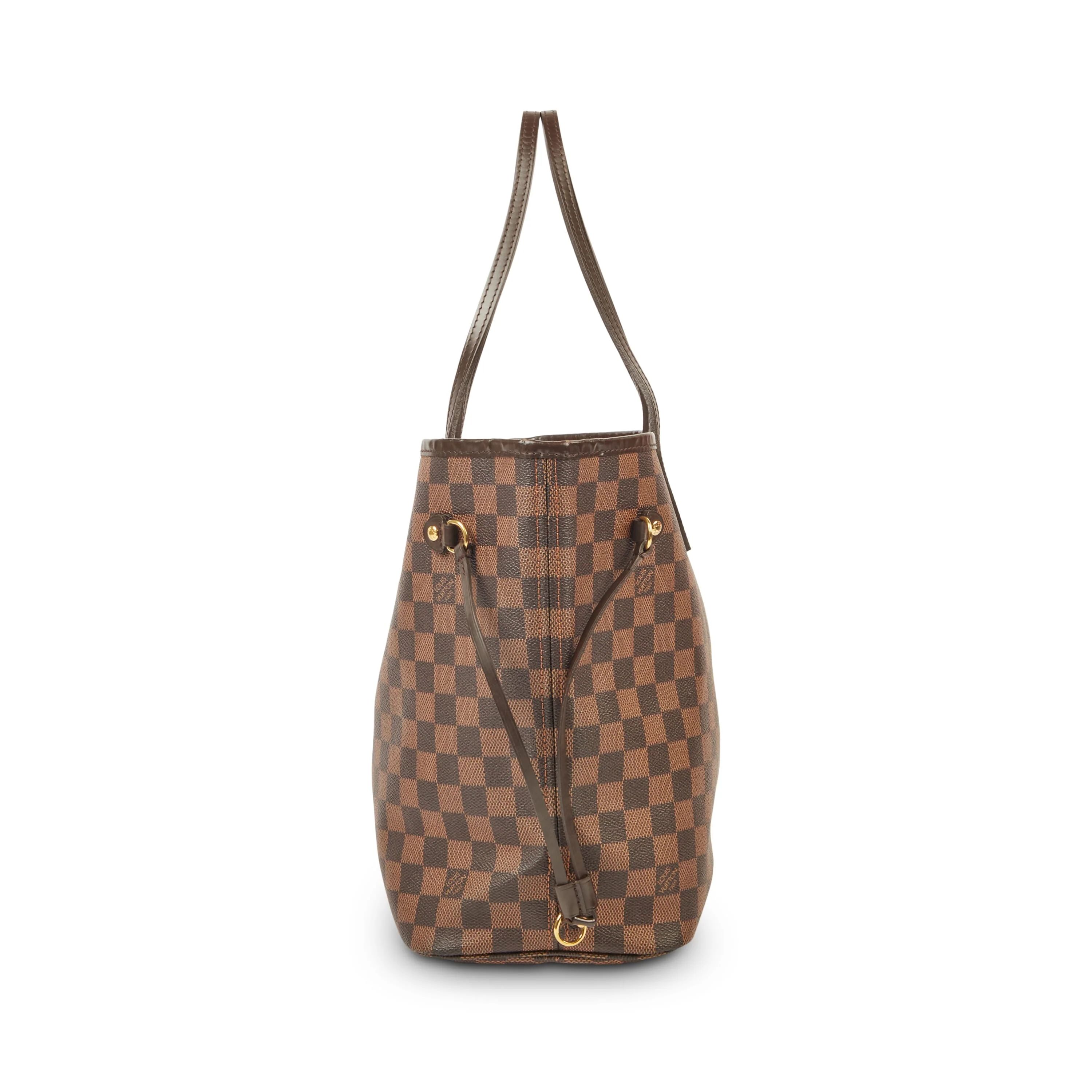 Louis Vuitton Neverfull Damier Ebene Tote Bag in Brown Lord & Taylor | Lord & Taylor