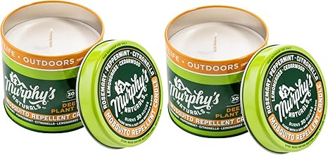 Murphy's Naturals Mosquito Repellent Candle | DEET Free | Made with Plant Based Essential Oils an... | Amazon (US)