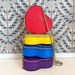 Kate Spade Staci 2 way Flutter Hearts Crossbody Shoulder Bag 