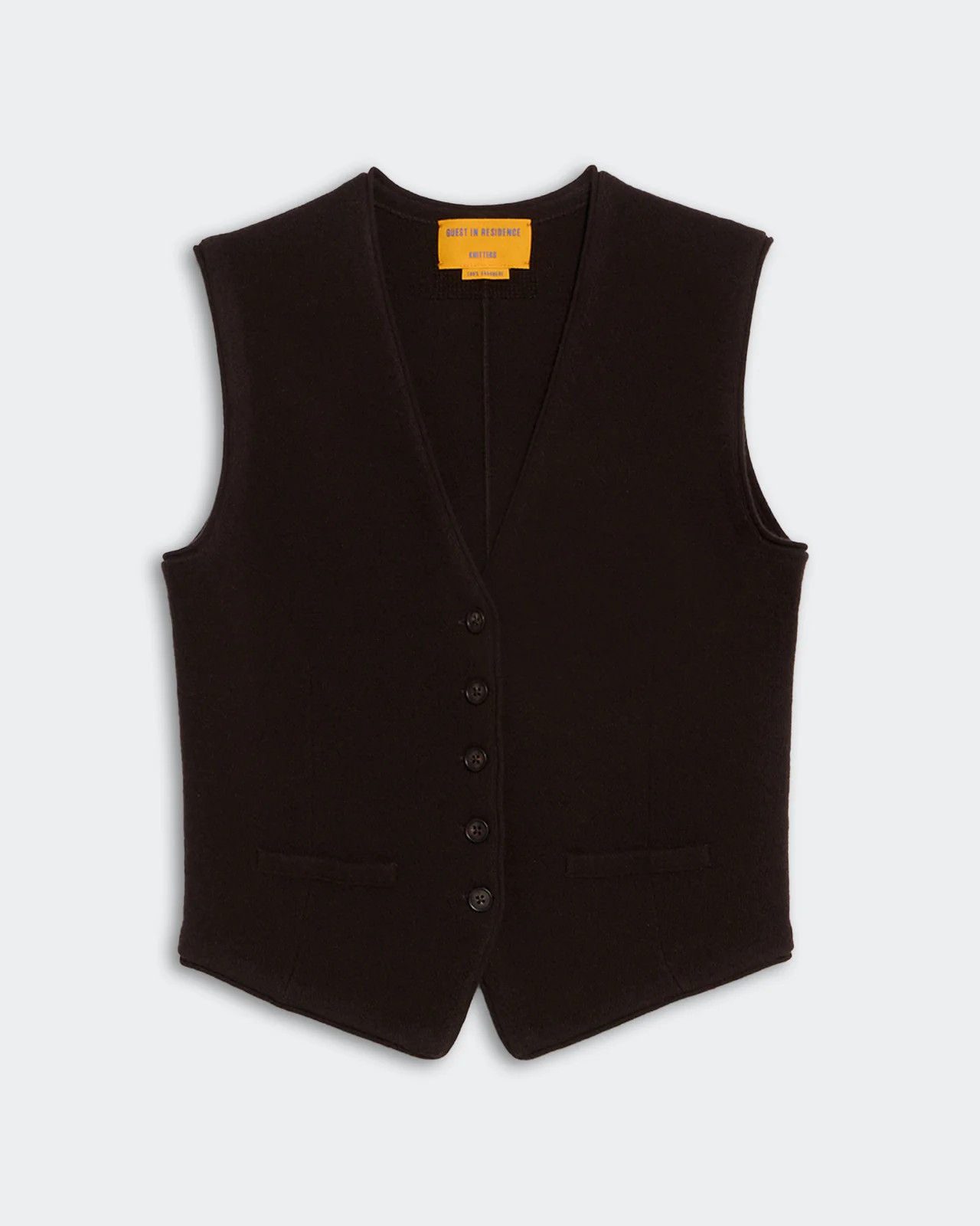 Tailored Vest - Burnt Cocoa | Guest In Residence
