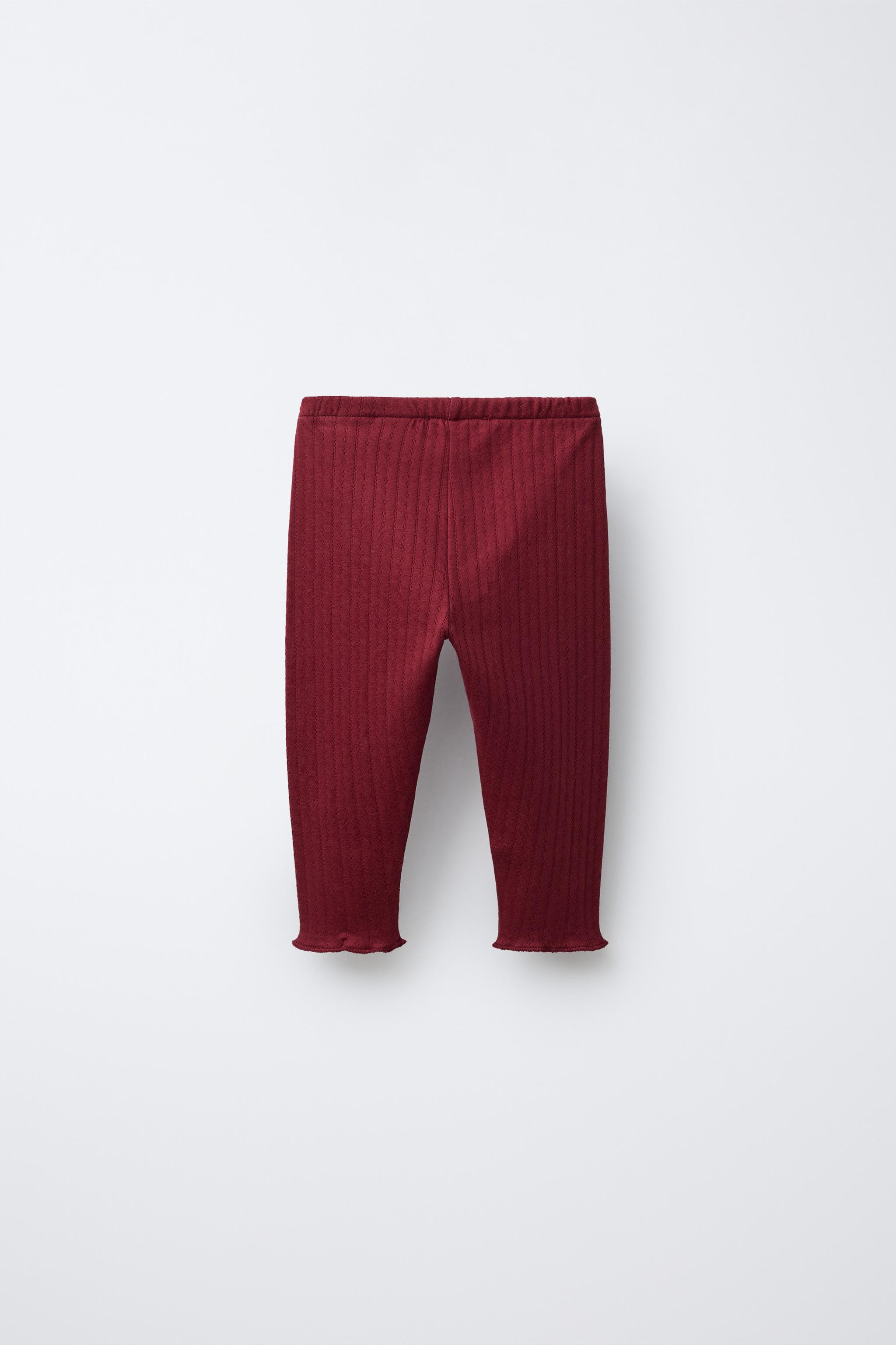 POINTELLE COTTON LEGGINGS | Zara US