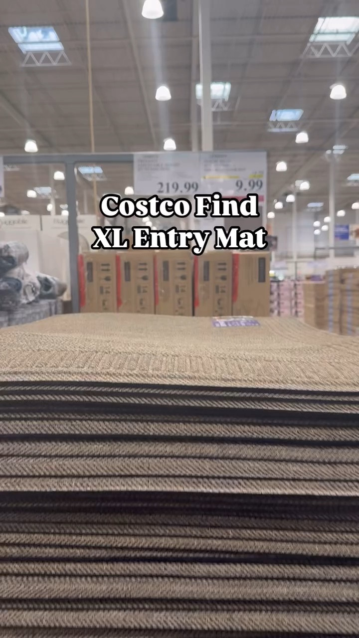 Step up your entryway with the @apachemillsinc XL Entry Mat at @costco for $9.99—check out my LTK for similar finds!