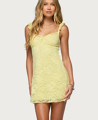 Women's Stephanie Lace Mini Dress | Macy's