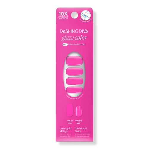 Dashing Diva Glaze Color Semi-Cured Gel Nail Strips | Ulta