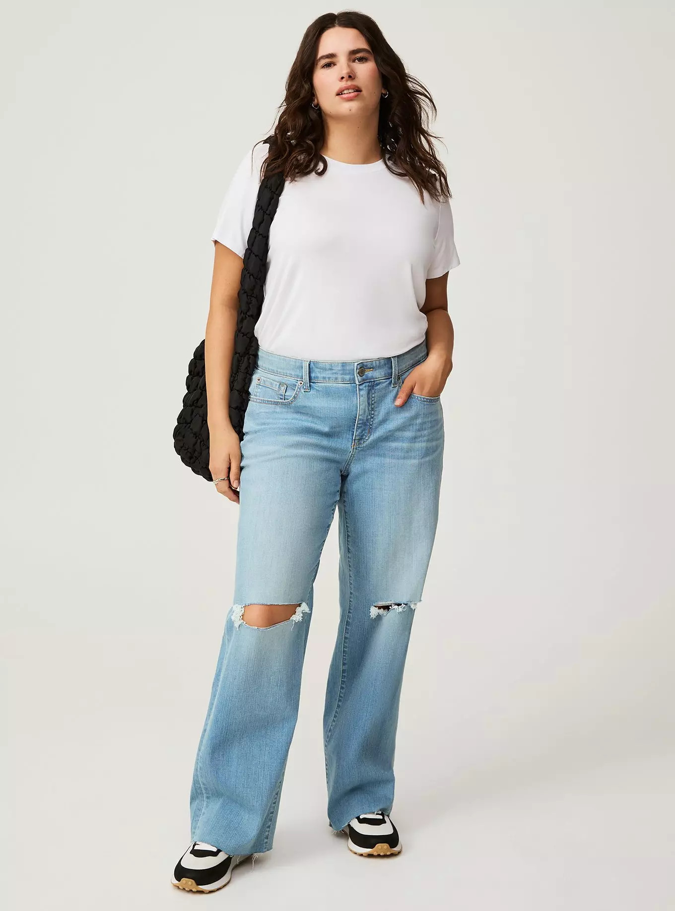 Perfect Wide-Leg Mid-Rise Jean | Torrid (US & Canada)