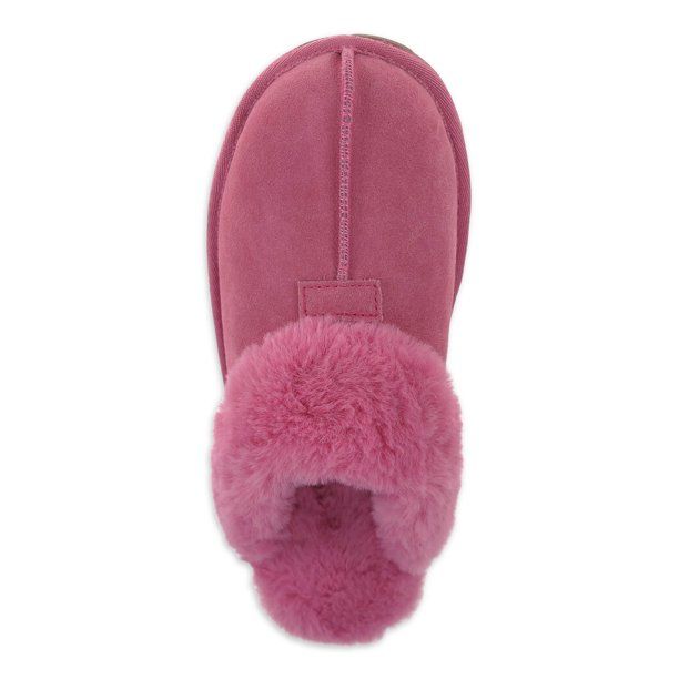 Secret Treasures Women's Genuine Suede Clog Slipper - Walmart.com | Walmart (US)