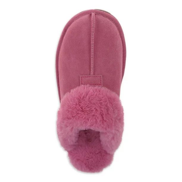 Secret Treasures Women's Genuine Suede Clog Slipper - Walmart.com | Walmart (US)