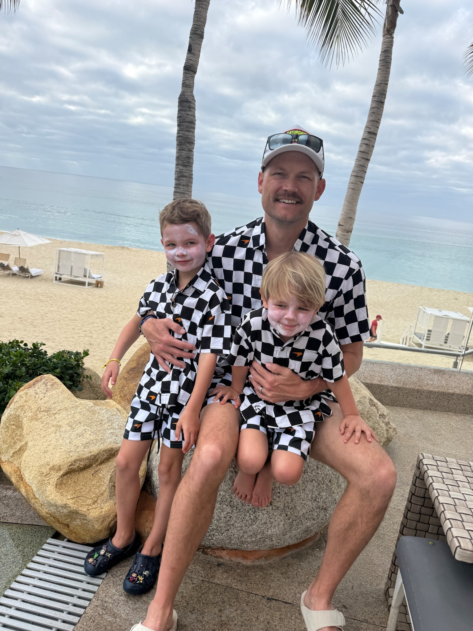 The boys matching set 