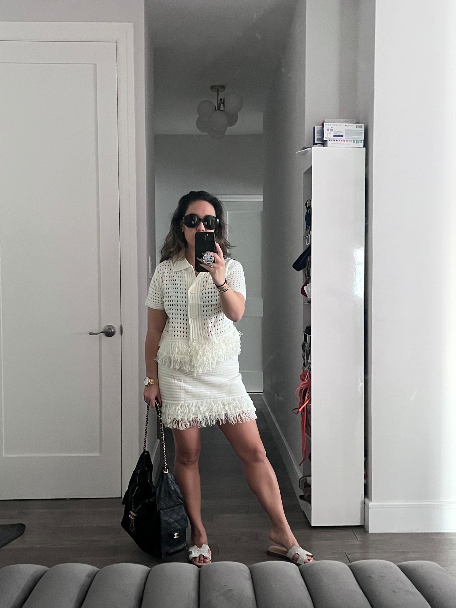 Found this cute set for the next trip. The fringe gives this set a nice detail! Can swap the skirt for shorts or pants for a different look. Or go pantless by the pool! I’m wearing a small. Boxy fit on the top. Elastic waist in the skirt.

#LTKootd #LTKTravel #LTKmomlife