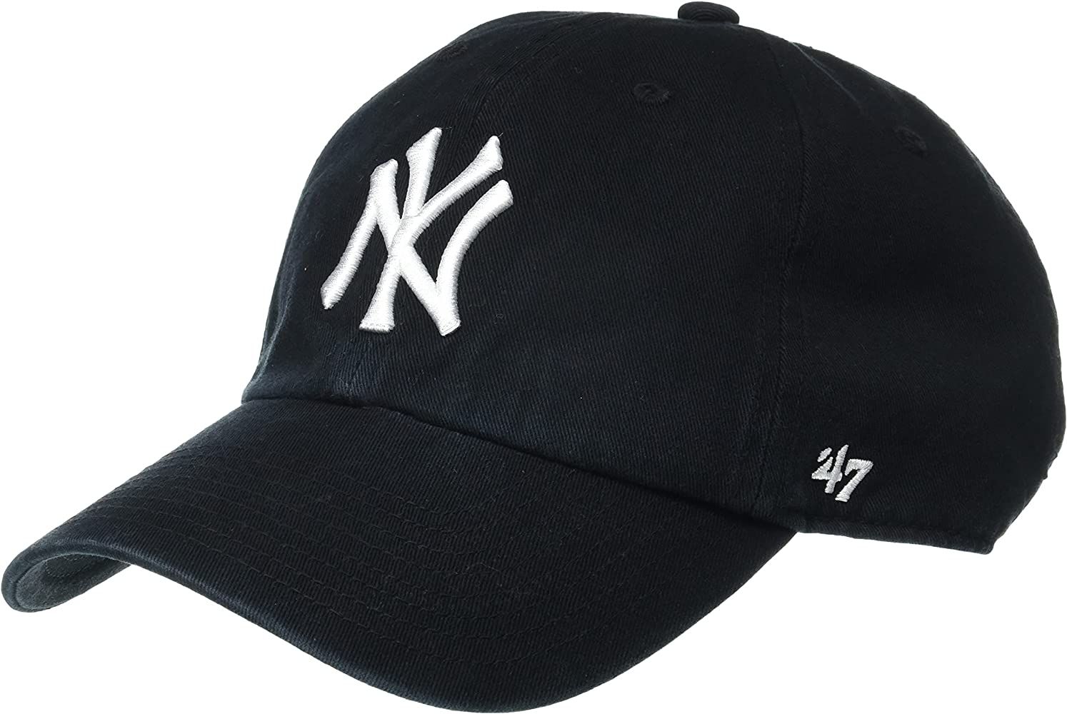 '47 MLB New York Yankees Brand Clean Up Adjustable Cap, One Size, Black | Amazon (US)