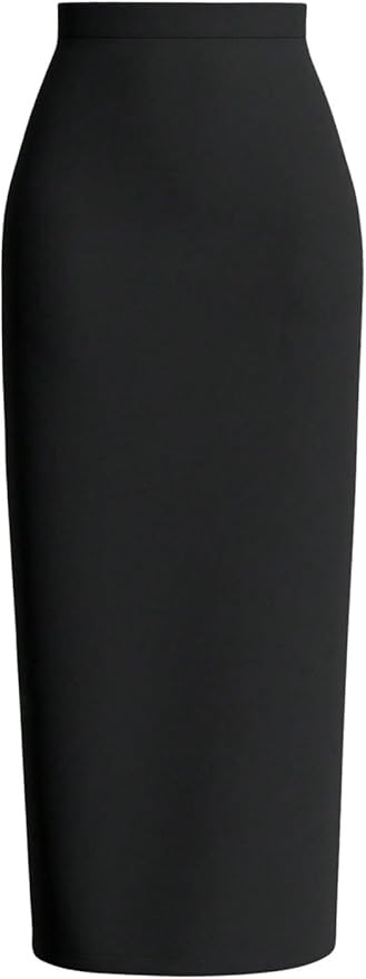 Verdusa Women's High Waist Long Pencil Skirt Work Slim Bodycon Skirts Party Club Night Out | Amazon (US)